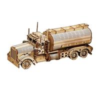Kit de modélisation en bois 3D - Jouet de montage fait à la main, 22 x 10,5 x 6,5 cm - Petit Puzzle Tanker - Apprentissage du bricolage scientifique - Jeu de réflexion de construction éducative |