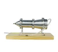 Kit de modélisation pour machines à vapeur - Machine à combustion centrifuge en métal STEM - Modèle pédagogique - Thermodynamique - Modèle fonctionnel pour expériences énergétiques - Pour adultes et