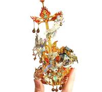Kit de modélisme 3D en laiton - Pipa - Instrument de musique chinois traditionnel à construire - Décoration de collection (plus de 144 pièces)