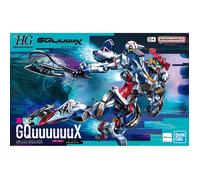 Kit de Modélisme - BANDAI - HG 1/144 gMS-Ω GQuuuuuuX - Couleurs Rouge, Bleu, Blanc - À partir de 12 ans
