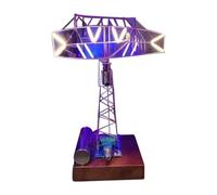 Kit de modélisme de lampe de sculpture en fil métallique à monter soi-même - Cadre de bureau - Lumière d'ambiance avec balayage rotatif - Effet de lumière dynamique - Apprentissage STEM et amateurs