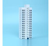 Kit de modélisme en plastique ABS pour bâtiment à l'échelle N, modèle d'appartement pour disposition de train, architecture à l'échelle N, modélisme pour scène ferroviaire, échelle 150 (G05)