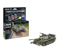 Kit de modélisme - REVELL - T-55A/AM avec KMT-6/EMT-5 - Détails précis - Accessoires inclus - Canon réglable