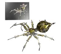 Kit de modélisme Steampunk 3D 602 pièces « Araignée de guerre mécanique en métal » (sans armes/édition PC), mécanique de précision visible, ambiance lumineuse et ombre impressionnante