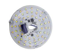 Kit de Modernisation de Lumière de Plafond LED, 4 Pouces 15W 3CCT 3000K 4000K 6000K Panneau de Remplacement du Ventilateur de Plafond LED Round pour Light (230V)