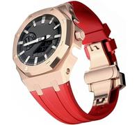 Kit de Modification Bracelet de Montre en Silicone et boîtier en Acier Inoxydable, pour Bracelet de Remplacement à Boucle métallique GA2100 pour Hommes
