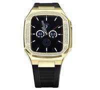 Kit de modification Cadre de lunette en métal pour la bande de boîtier 8 7 6 5 4 3 2 40 mm 41 mm 44 mm 45 mm STRAPE REMPLACEMENT POUR IWATCH