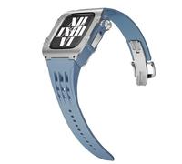 Kit de modification Case en alliage élastique ， pour la bande 9 8 7 45 mm Amélioration du luxe en acier inoxydable Bobine de boîtier ， pour la série 6 5 4 SE 44 mm