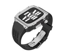 Kit de modification Case en alliage élastique ， pour la bande 9 8 7 45 mm Amélioration du luxe en acier inoxydable Bobine de boîtier ， pour la série 6 5 4 SE 44 mm