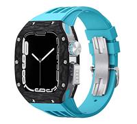 Kit de modification de la bande de montre ， pour 44 mm 45 mm ， Case de montre en fibre de carbone ， pour la série 8 7 6 5 4 SE