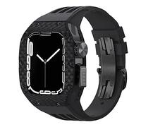 Kit de modification de la bande de montre ， pour 44 mm 45 mm ， Case de montre en fibre de carbone ， pour la série 8 7 6 5 4 SE