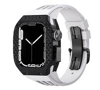 Kit de modification de la bande de montre ， pour 44 mm 45 mm ， Case de montre en fibre de carbone ， pour la série 8 7 6 5 4 SE