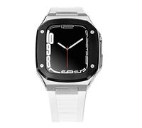 Kit de modification de la sangle de boîtier de montre en métal , pour la bande 41mm 44mm 45 mm série 9 8 7 6 5 4 SE Amélioration de la mise à niveau