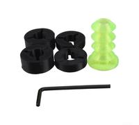 Kit de modification de pédale pour Logitech G25 G27 G29 9, module de remplacement TPE avec accent vert, réparation directe pour pédales endommagées, accessoire de simulateur de course