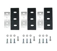 Kit de modification de turbine à neige en acier inoxydable, boulons à tête hexagonale de 6,35 mm et écrous de verrouillage, améliore la performance et la flexibilité d'installation