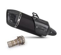 Kit De Modification D'échappement Moto pour BMW R1300GS ADV Tube Adaptateur Central en Acier Inoxydable avec Silencieux À Grand Bouclier