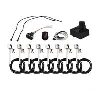 Kit de module d'allumage électronique avec 5 prises de courant, boutons d'interrupteur et fils pour barbecue à gaz Charbroil, pièces de rechange en plastique
