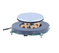 Kit De Module De Lévitation Magnétique, Base De Plateforme Flottante DIY De 100 Mm avec Lumières LED, Disque Magnétique De 50 Mm pour Support Denceinte en Lévitation, Projets Anti-gravité