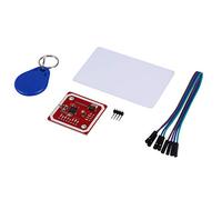 ASHATA Kit de Module PN532 NFC RFID Kit de Module de Lecteur de Communication en Champ Proche Support I2C SPI HSU avec Carte-clé S50 Carte Blanche pour téléphone Android