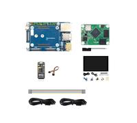 Kit de Modules Core3566 Processeur Quad-Core RK3566, avec Écran Tactile Compatible 8 Pouces pour Raspberry Pi CM4 Prise UE