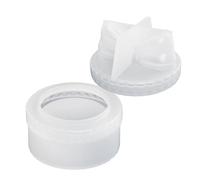 Kit de moisissure en résine bocal - Moule de silicone avec couvercle de nœud, récipient de moulage transparent | Moules de boîtes à résine Diys, pot de rangement décoratif, moules de bijoux pour l'org
