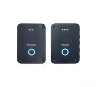 Kit de moniteur intra-auriculaire sans fil 2,4 G, portée de 30 m, audio stéréo 24 bits pour performances en direct, échantillon de bande ABS, noir