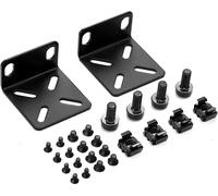 Kit de Montage 19 Pouces réglable Switch Rack Ears Compatible pour Buffalo Tech,Cisco,NETGEAR,Dell,D-Link,Linksys et TRENDnet