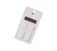 Kit de montage à distance autocollant pour installation de divertissement à domicile pour organiser la télécommande TV, les clés de téléphone à distance Aircon sur le mur ou les meubles (1 ensemble)