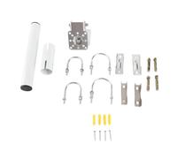 Kit de montage à poteau d'antenne satellite Strong Pivot Design pour les murs de toits de réception de signal optimal