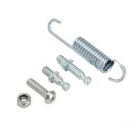 Kit de montage à ressort de béquille latérale en fer pour vélo électrique Ron Light Bees X/S et X160 X260, repose-pieds argenté avec vis