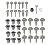 Kit de montage à vis 68 pièces en métal pour Ram 2500 2013-2019 | Lot de 68 boulons M8, 4 de chaque taille, convient pour RAM 1500-3500, construction en métal