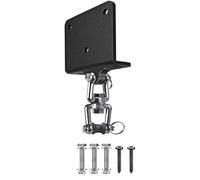 Kit de montage au plafond pour sac lourd avec crochet pivotant et chaînes en acier - Rotation réglable à 360 degrés pour sac de boxe, boxe, kickboxing, MMA, gym à domicile, fitness en apparm