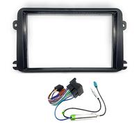 Kit de Montage Autoradio, Façade Cadre de Radio 2 DIN, Adaptateur Compatible avec VW Volkswagen, Seat, Skoda
