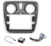 Kit de Montage Autoradio, Façade Cadre de Radio 9" Pouces, Adaptateur Compatible avec Renault Dacia Logan 2013-2020 / Dacia Sandero 2012-2020