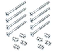 Kit de montage avec vis et écrou - Remplacement pour 100108, 100514 - compatible avec les sommiers pour enfants IKEA SUNDVIK et GULLIVER