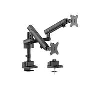 ACT - Kit de montage (bras pour moniteur) - pour 2 écrans LCD - plastique, acier - noir - Taille d'écran : 17"-35" Noir G