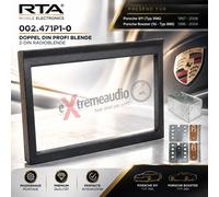 Kit montage radio cache 2 DIN compatible avec Porsche Boxster (1G - type 986)