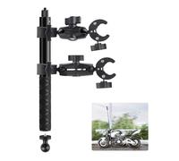 Kit de Montage Caméra Moto, Bâton Selfie pour Guidon de Vélo Support Moto pour Caméra d'action Adaptateur Caméra d'action Compatible avec Insta360 X4/X3/X2/X RS/GO 3 et GoPro (13/12/11/10/9/8/7)