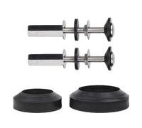Kit de montage complet pour réservoirs de toilettes avec boulons longs et joints en éponge double taille pour une installation facile du matériel de cuvette