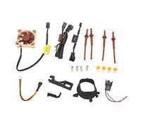 Kit de Montage D' 3D Ventilateur de Refroidissement pour Dreamcast DC, Ventilateur de Refroidissement pour Console de Jeu pour Ventilateurs NF A4x10 5V, Radiateur de Refroidissem
