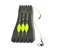 Kit de montage de cheveux, avec appâts réglables pour carpes - Hameçons en acier inoxydable Équipement eau douce et salée