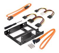 Kit de montage de disque dur interne C7AB, adaptateur de baie de disque dur SSD de 2.5 à 3.5 pouces, support de montage