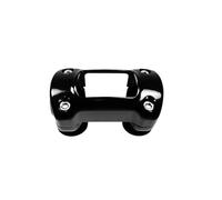 Kit De Montage De Guidon Et De Serrage Moto Convient pour Harley Softail Street Bob FXBB Breakout FXBR FXDR Street Bob 18-24, 1.25 Pouces Adaptateur Guidon adaptateur rehausse de guidon(Black)