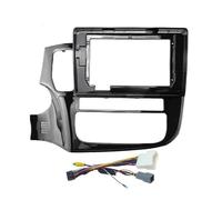 Kit De Montage De Panneau De Tableau De Bord Adaptateur Cadre De Voiture 9 Et 10 Pouces pour Mitsubishi pour Outlander 2014 2015 2016 2017 2018 GFVFGNLNNA(10 inch Frame Cable)