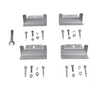 Kit de montage de panneau solaire avec supports en Z fabriqué en aluminium léger pour camping-cars, bateaux et plus encore. Comprend tout le matériel nécessaire pour une installation sécurisée
