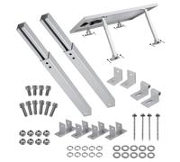 Kit de montage de panneaux - Réglable résistant à l'érosion | Supports pour panneaux avec angle d'inclinaison de 15 à 30 degrés | Pour toit extérieur Mur Sol Camper Bateaux