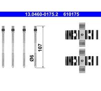 Kit de montage de plaquettes de frein 13.0460-0175.2 ATE pour ALFA ROMEO MITO
