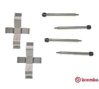 Kit de montage de plaquettes de frein A 02 295 BREMBO pour OPEL OMEGA A