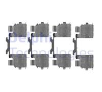 Kit de montage de plaquettes de frein LX0476 DELPHI pour FIAT OPEL PEUGEOT IVECO