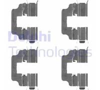 DELPHI LX0493 Kit d'accessoires, plaquette de frein à disque